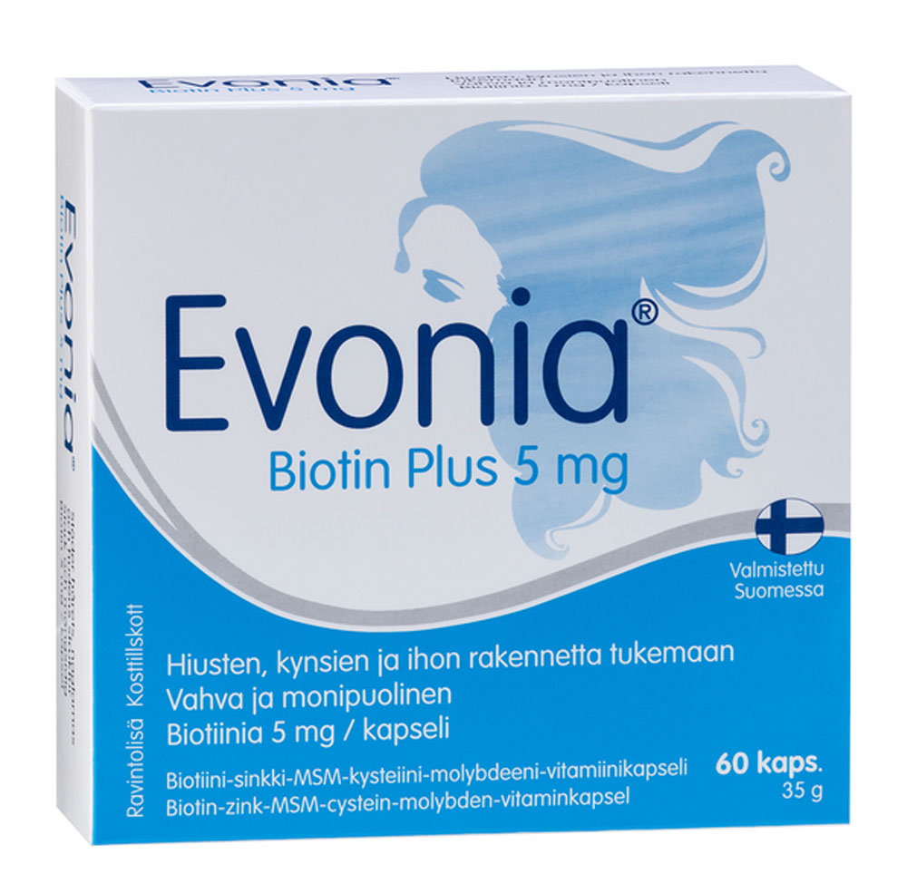 Evonia Biotin Plus 5mg 60kaps